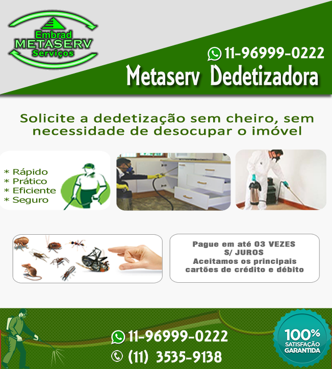 Dedetizadora em Cotia